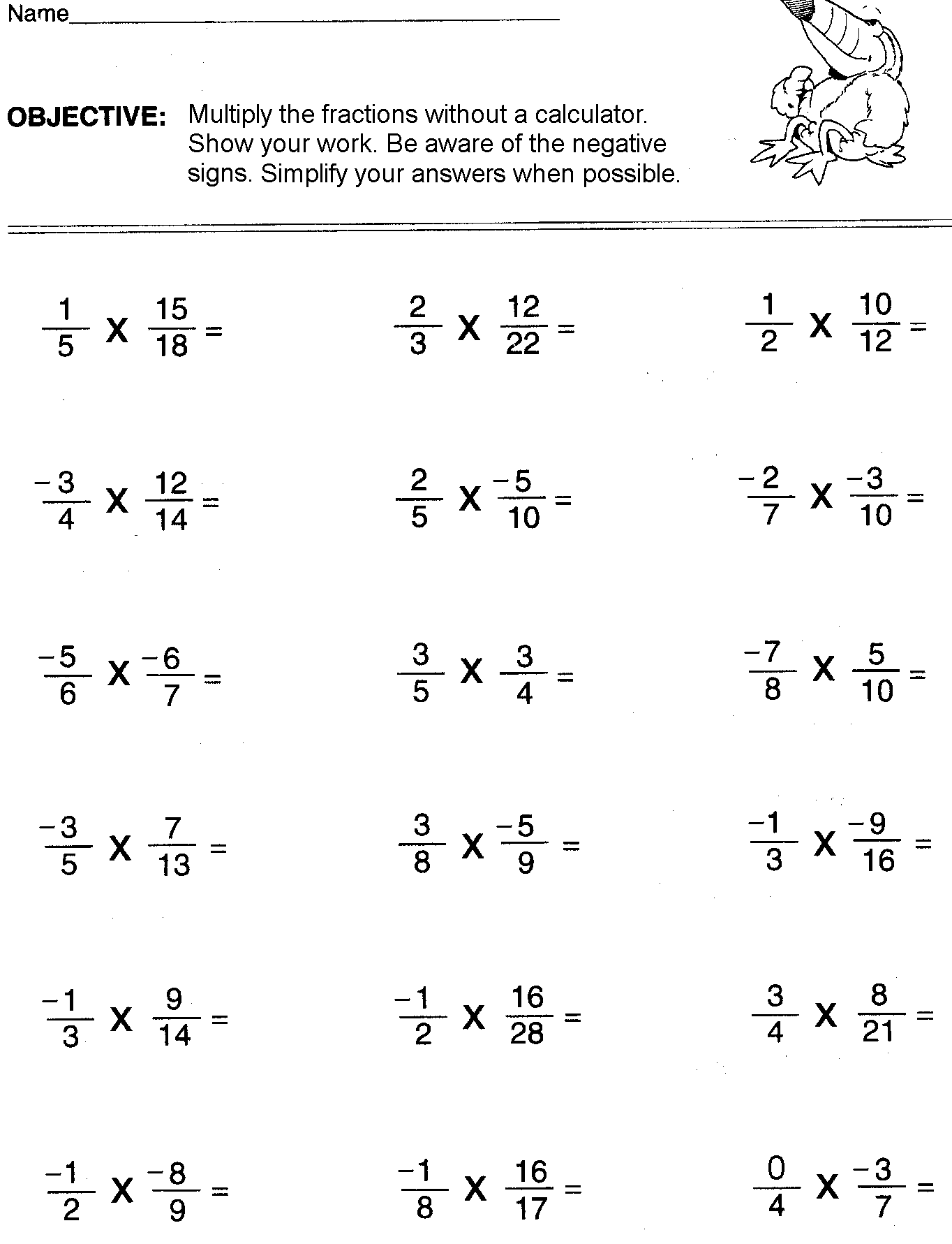 8th Grade Math Problems Free Printable Worksheets