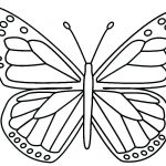 Full page butterfly template