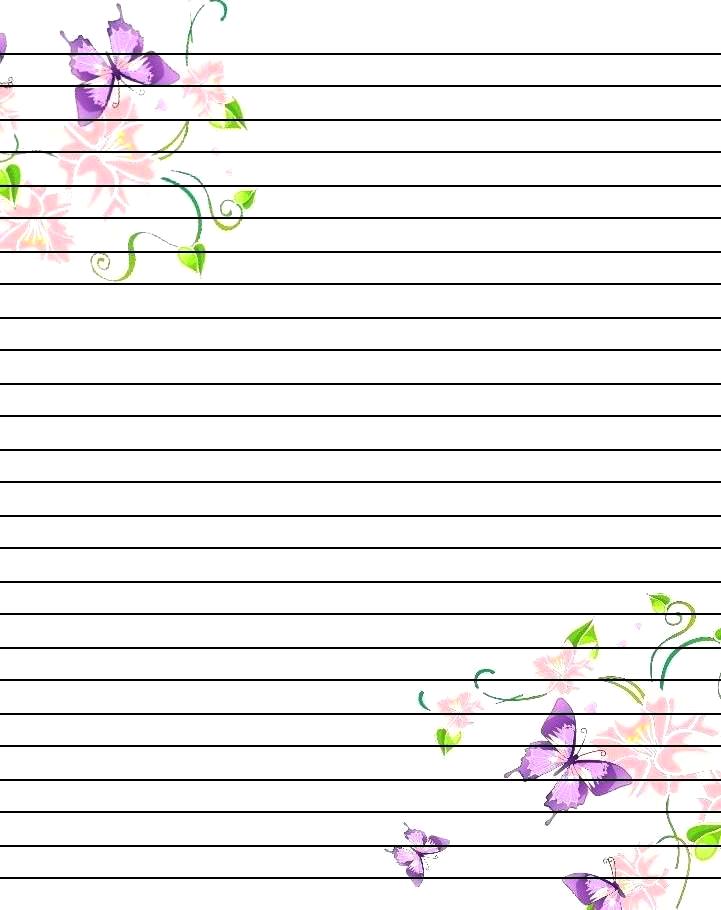 Printable Notebook Paper College Wide Ruled Cute Notebook Paper 