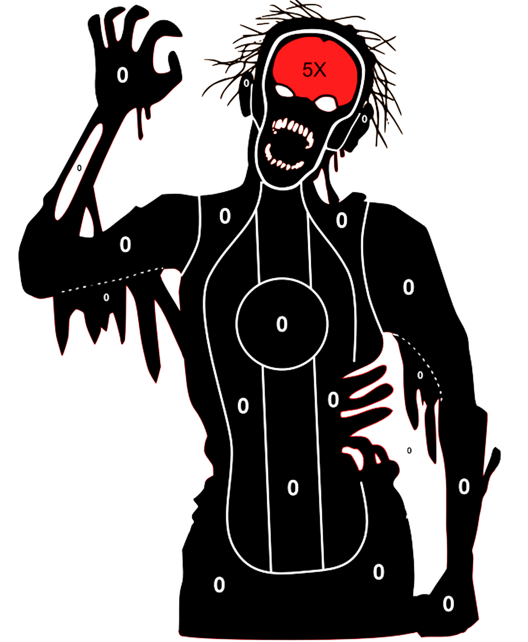 Printable Shooting Targets For Pistol Rifle Airgun Archery