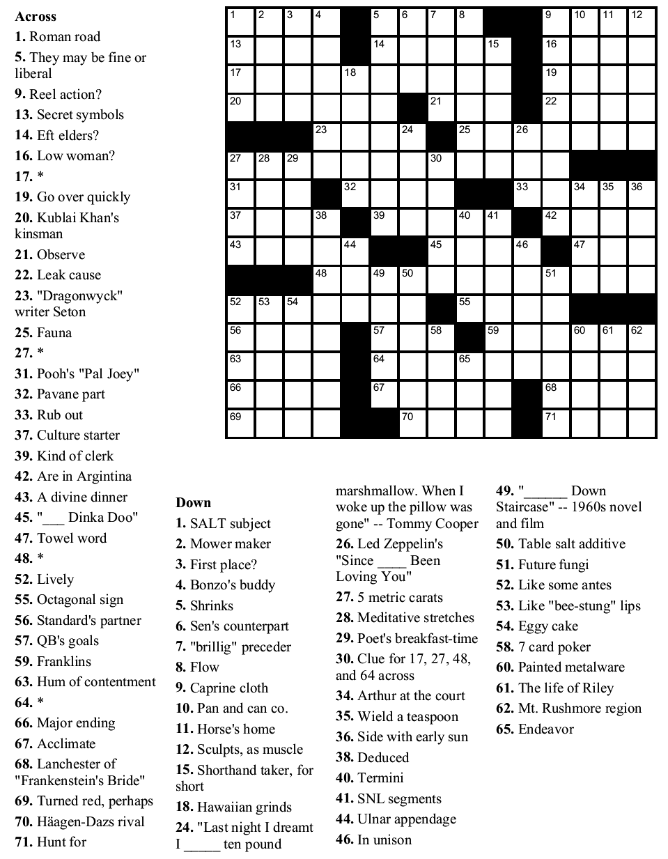 easy-crossword-puzzles-printable-daily-template