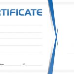 Blank Gift Certificate Template