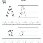 Letter A Worksheets For Toddlers