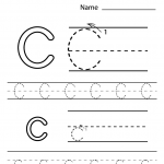 Letter C Worksheets For Preschool