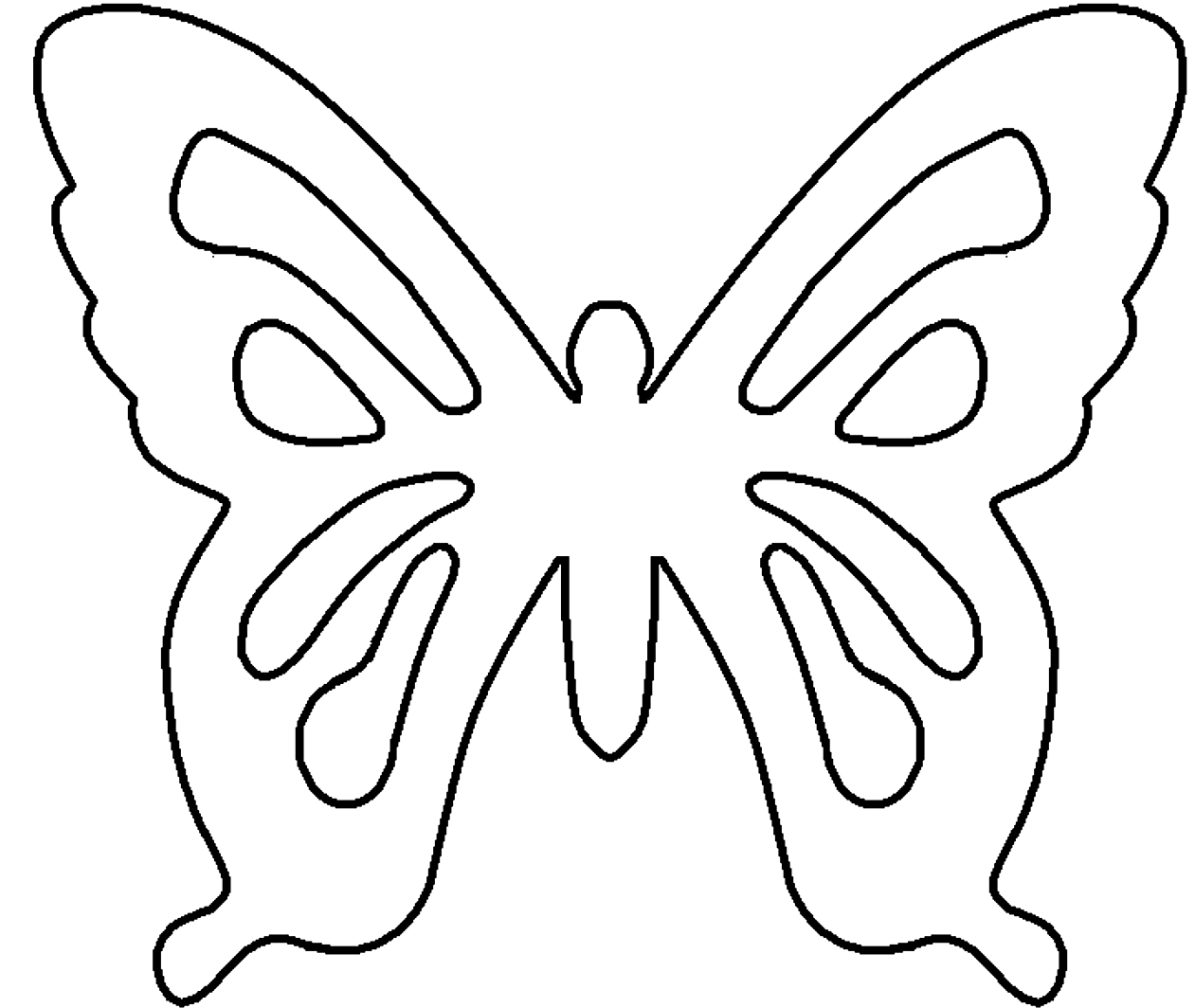 Free Butterfly Patterns Printable Template