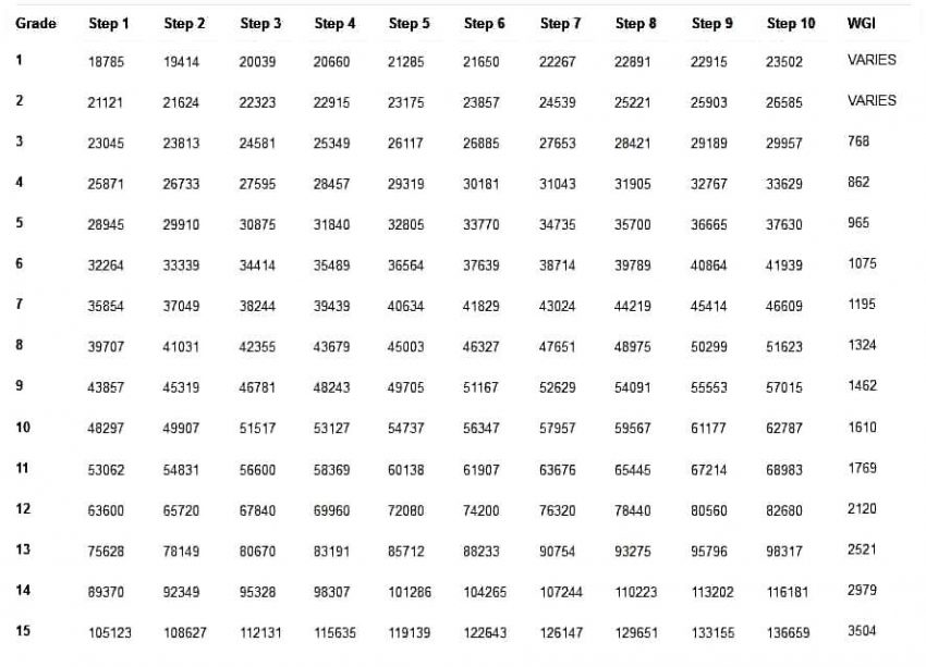 2019 Military Pay Chart Calculator