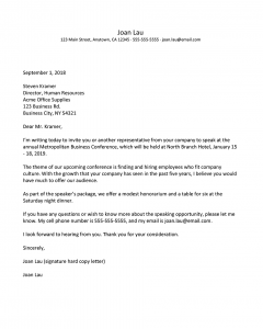 Printable Business Letter Format Sample Template - Digitally Credible