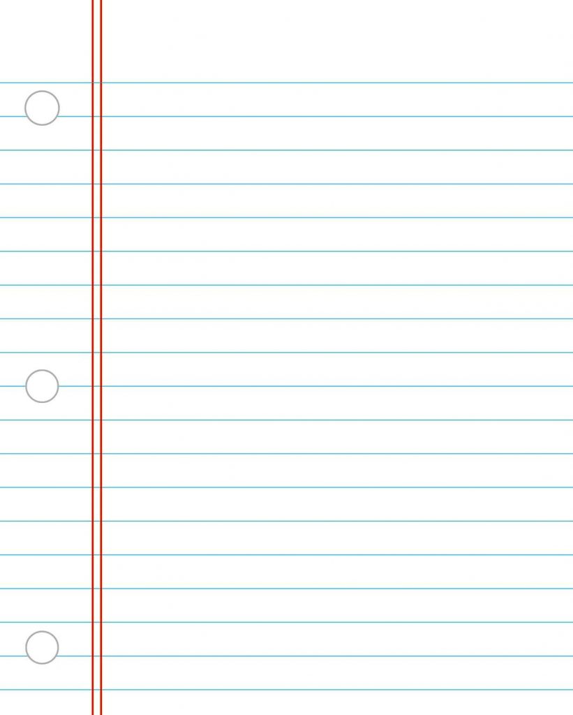 Printable Notepad Paper