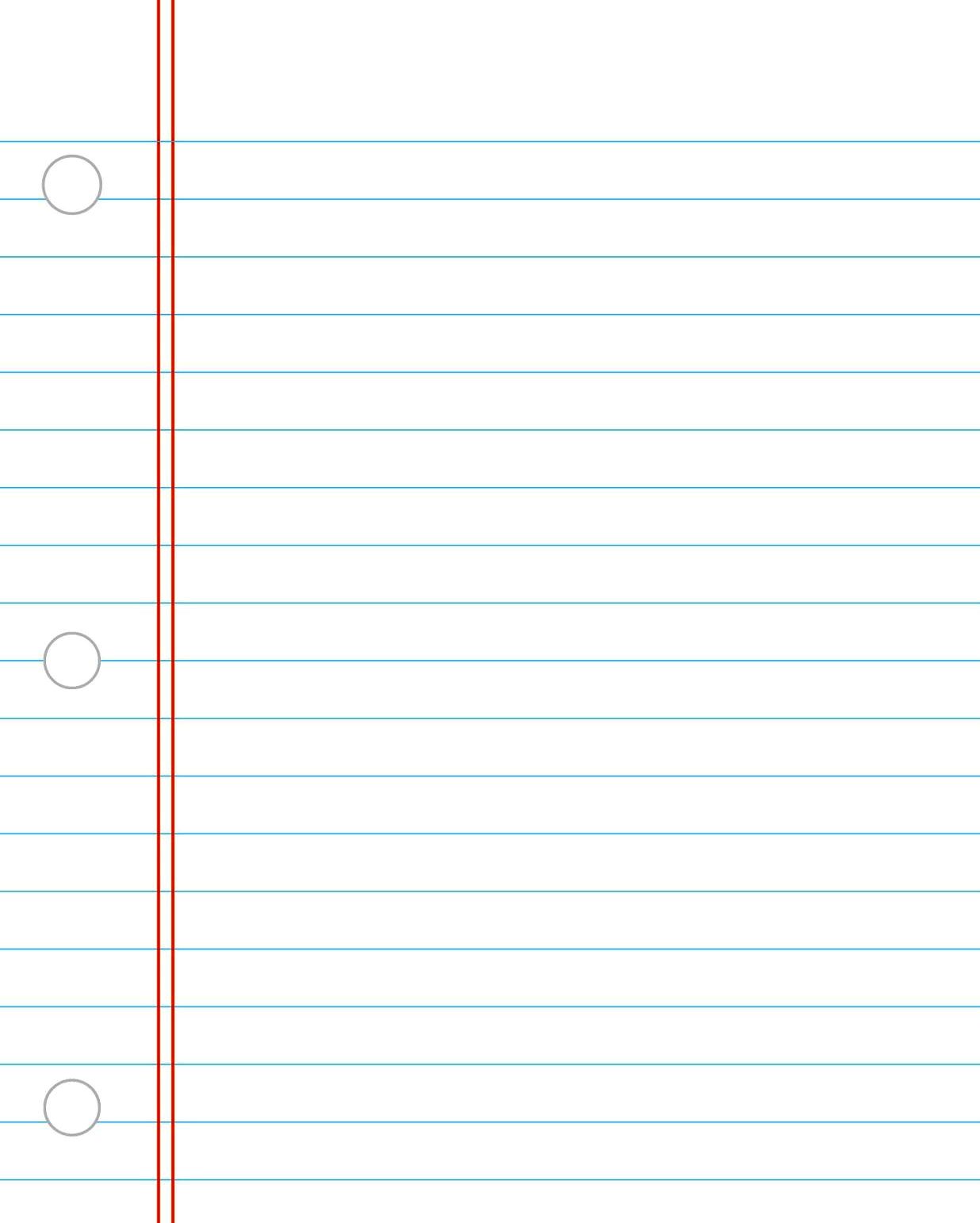 print lined notebook paper