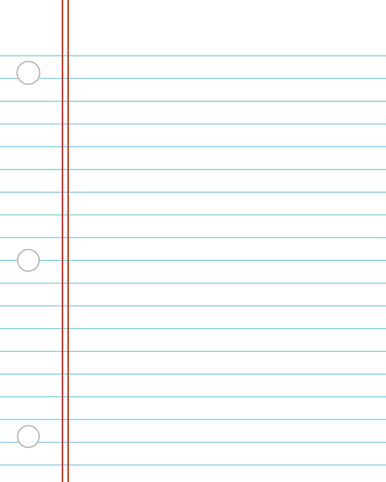 Free Printable Notebook Paper