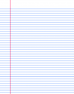 printable notebook paper college wide ruled