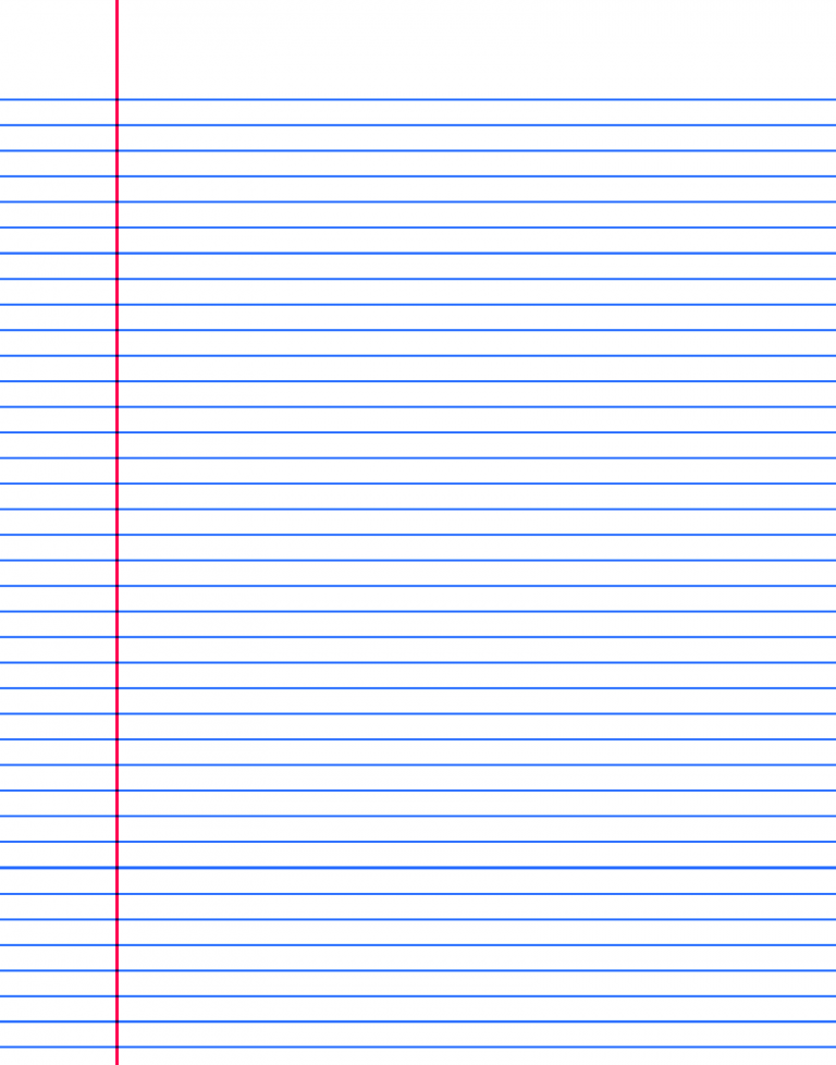 Free Printable Notebook Paper College Wide Ruled Inside Free 