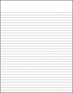 printable notebook paper college wide ruled