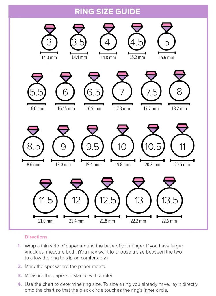 printable ring sizer chart printable ring sizer chart