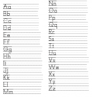 Free Printable Handwriting Practice Sheets for Preschool Kindergarten