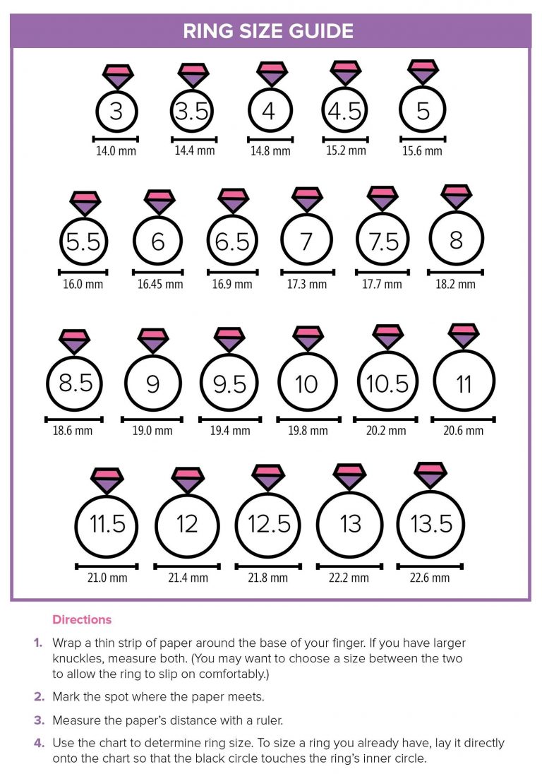 Download Ring Size Chart