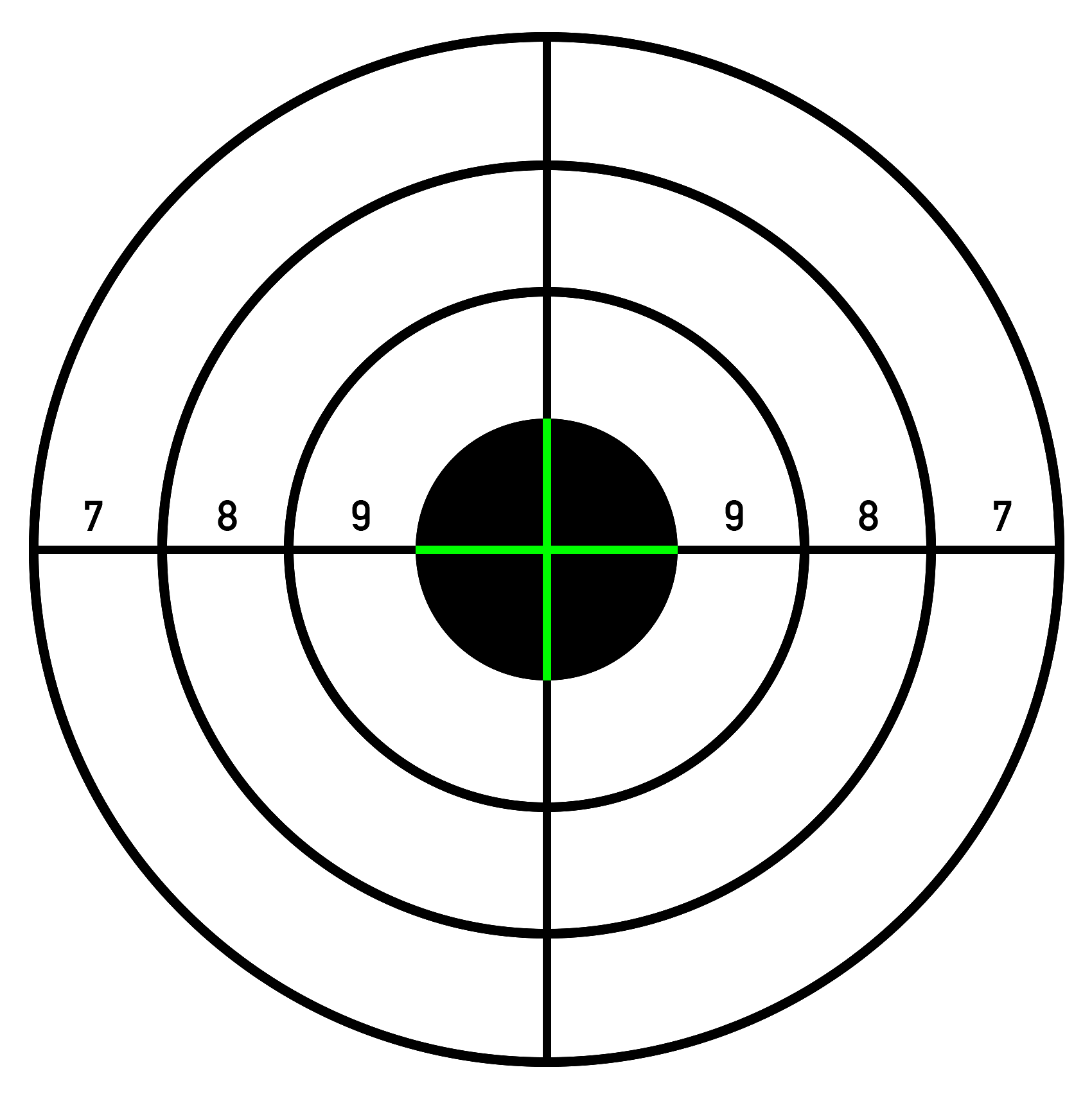 Printable Shooting Targets For Pistol Rifle Airgun Archery