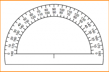 free printable protractor 180 360 pdf with ruler