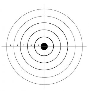printable shooting targets for pistol rifle airgun archery