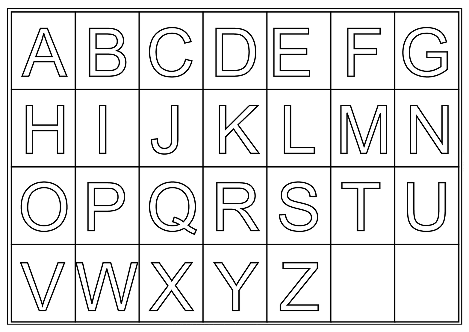 Alphabet Printables Letter A Printable Book