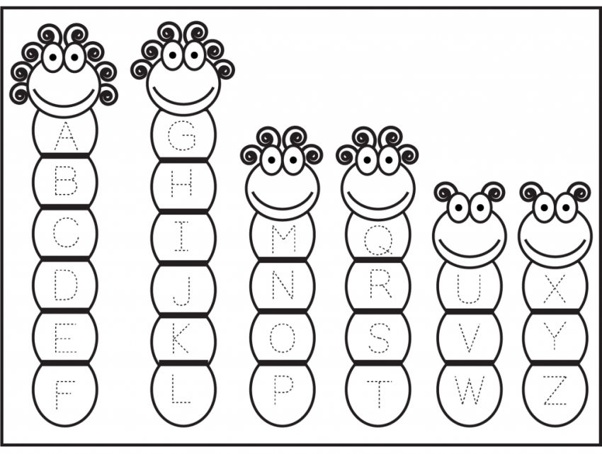 Our Free Printable ABC templates include so many options: uppercase