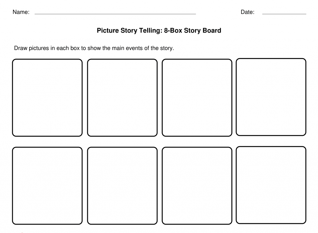 Printable Comic Strip Template PDF Word Digitally Credible Calendars 