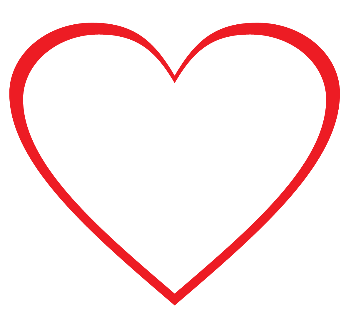 Free Printable Heart Template for Love Digitally Credible Calendars