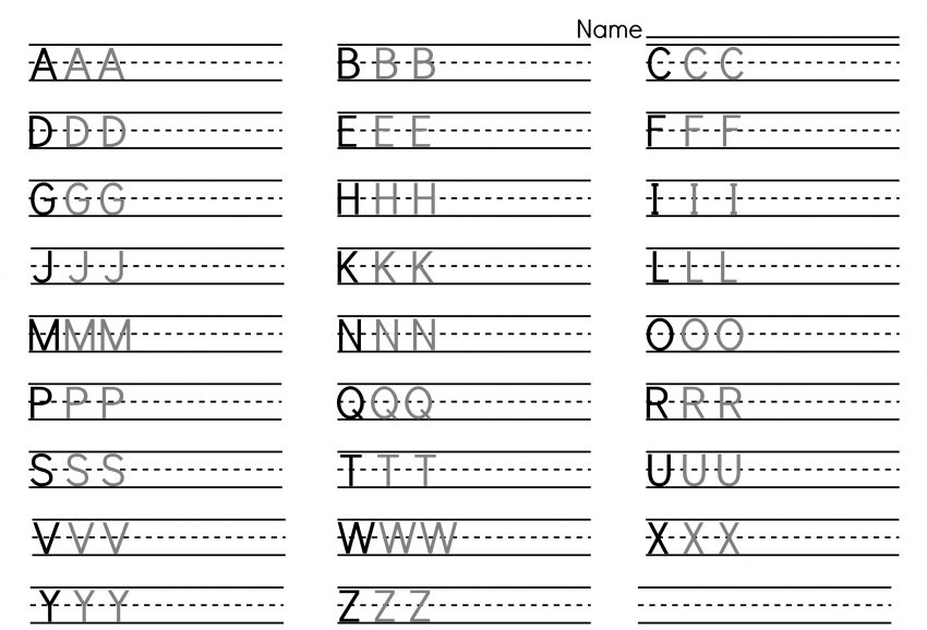 Penmanship Practice Sheets For Adults Kindergarten Digitally