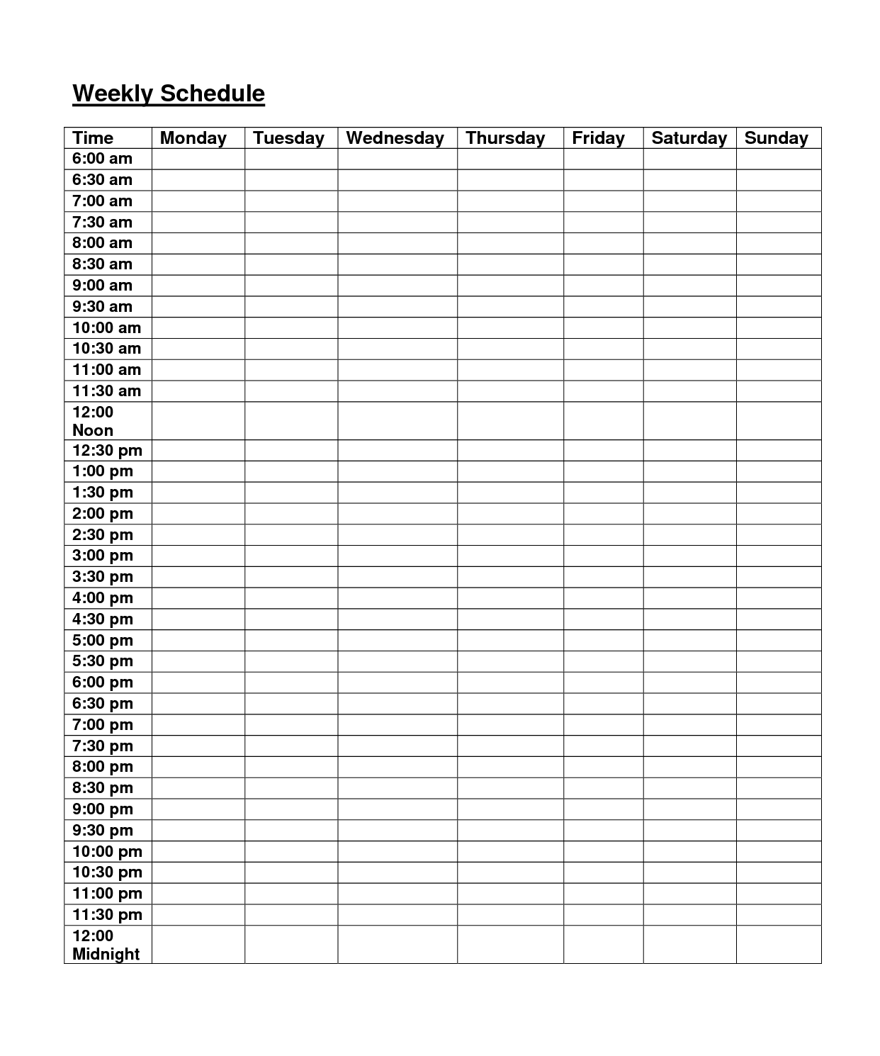 Work Schedule Template Excel Free Download Pdf