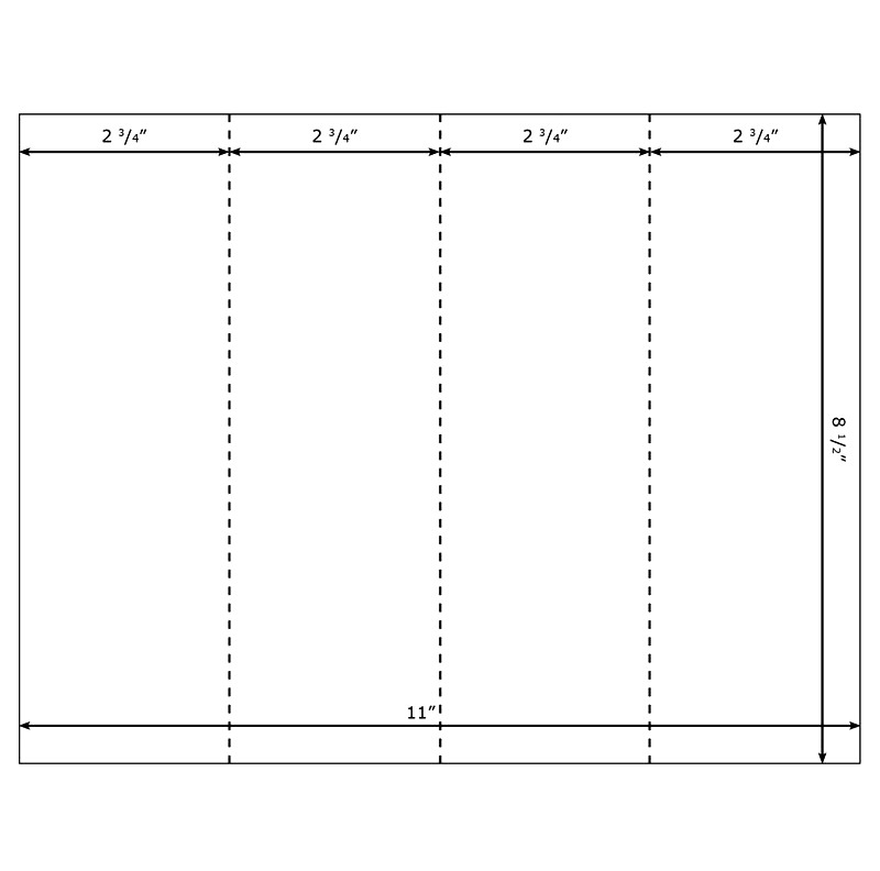 Printable Bookmark Template Word Pdf