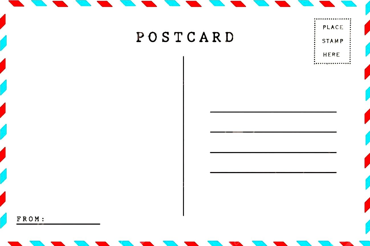 Digital Postcard Template