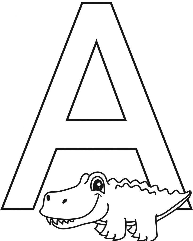 Printable Letter A Worksheets for Kindergarten Preschoolers - One