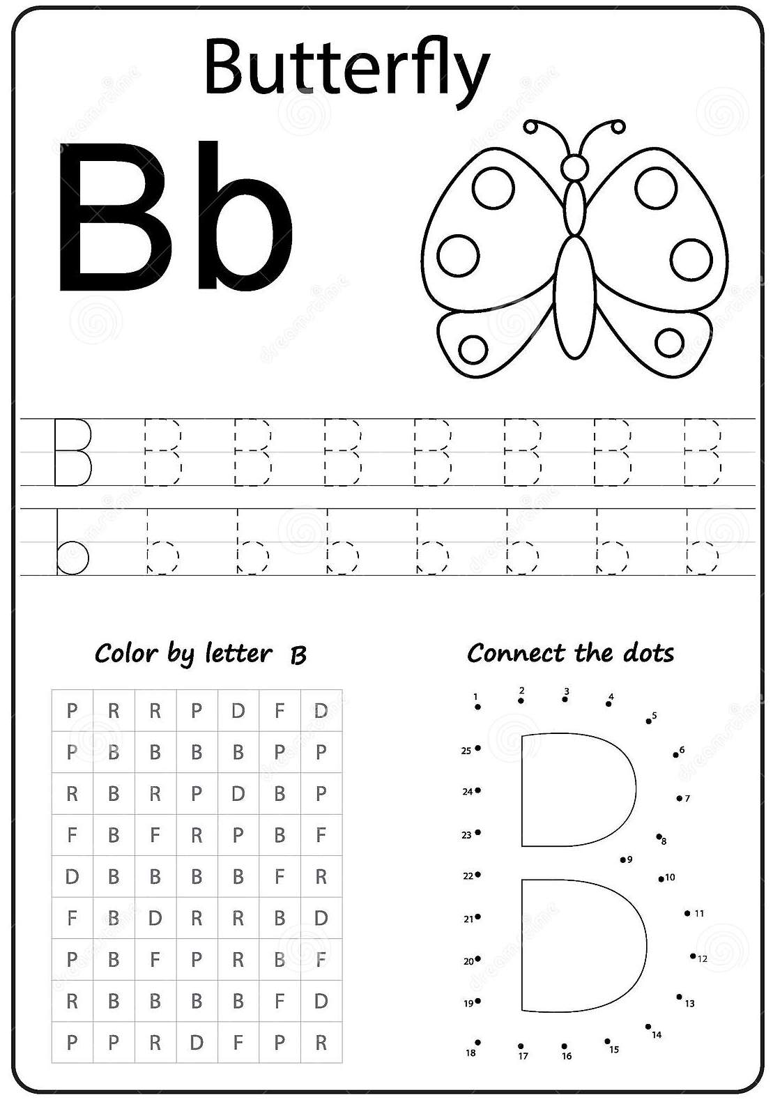 Letter B Worksheets Free Printables Printable Templates