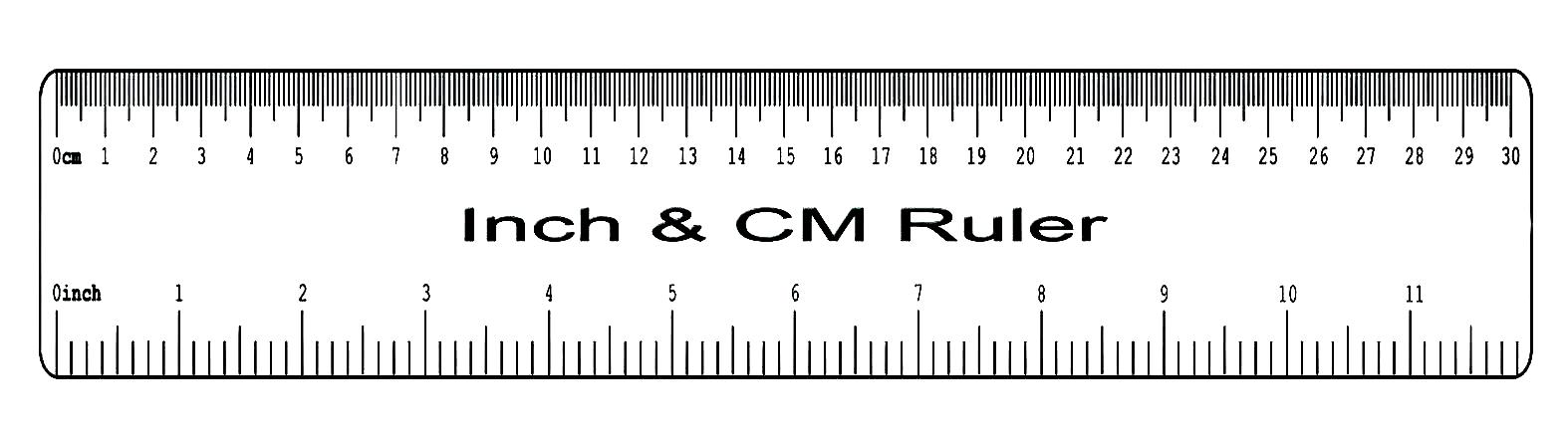 Printable 6 Inch 12 Inch Ruler Actual Size In Mm Cm Scale